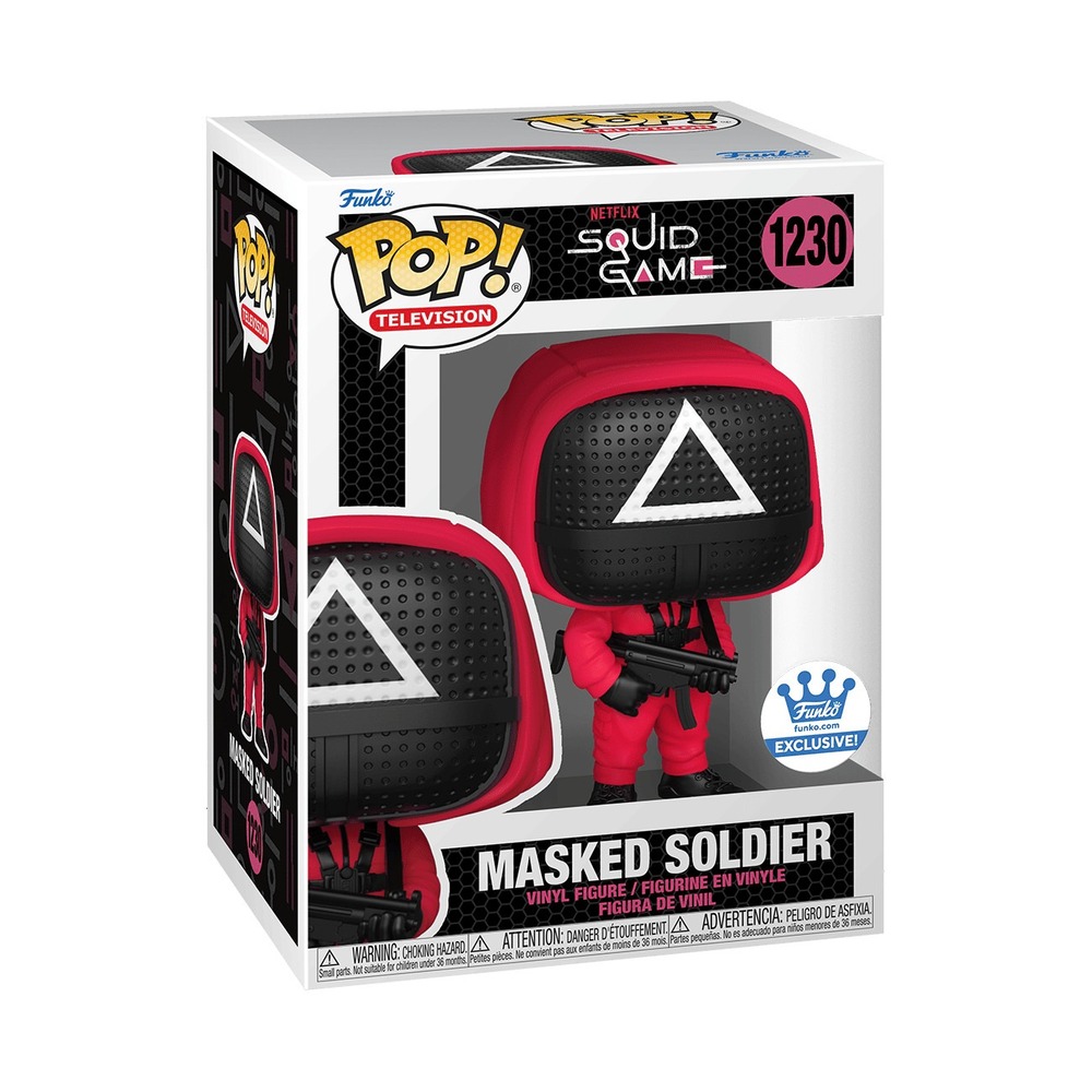 Funko Pop Vinyl Squid Game Red Masked Soldier Exclusive 1230 65168
